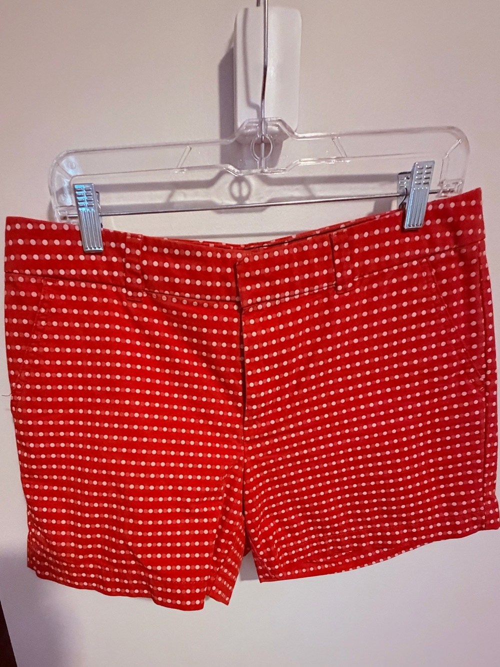 Tommy Hilfiger Red Polka Dot Women's Shorts